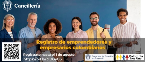 Registro de emprendedores y empresarios colombianos