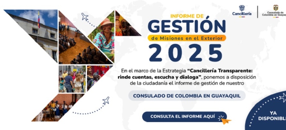 Informe de Rendición de Cuentas Consulado de Colombia en Guayaquil