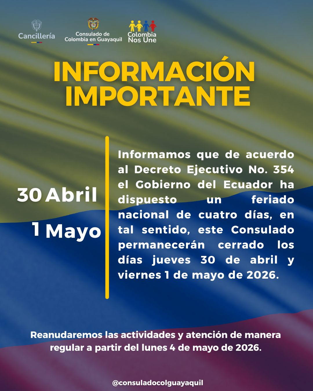 información consulado