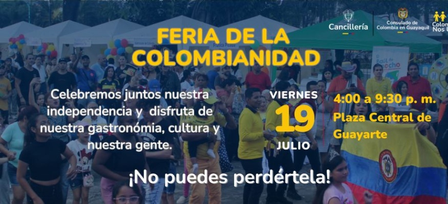 Invitación en Guayaquil: III Feria de la Colombianidad