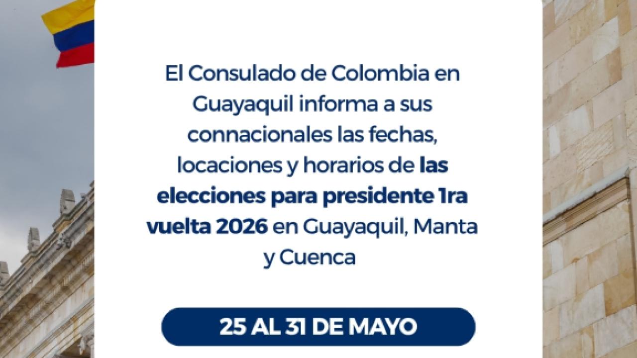 Fechas, locaciones y horarios para la votación en primera vuelta presidencial